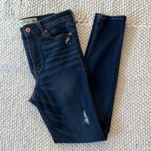 Abercrombie & Fitch Super Skinny High Rise Jeans